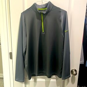 Nike Golf Grey Quarter Zip Pullover